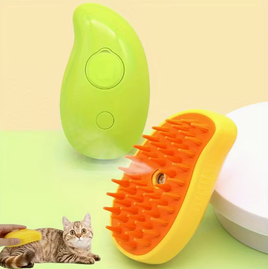 ✨ Cepillo con Vapor para Mascotas 🐱🐶